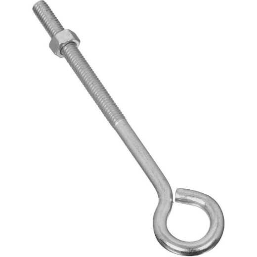 National 5/16 In. x 6 In. Zinc Eye Bolt with Hex Nut